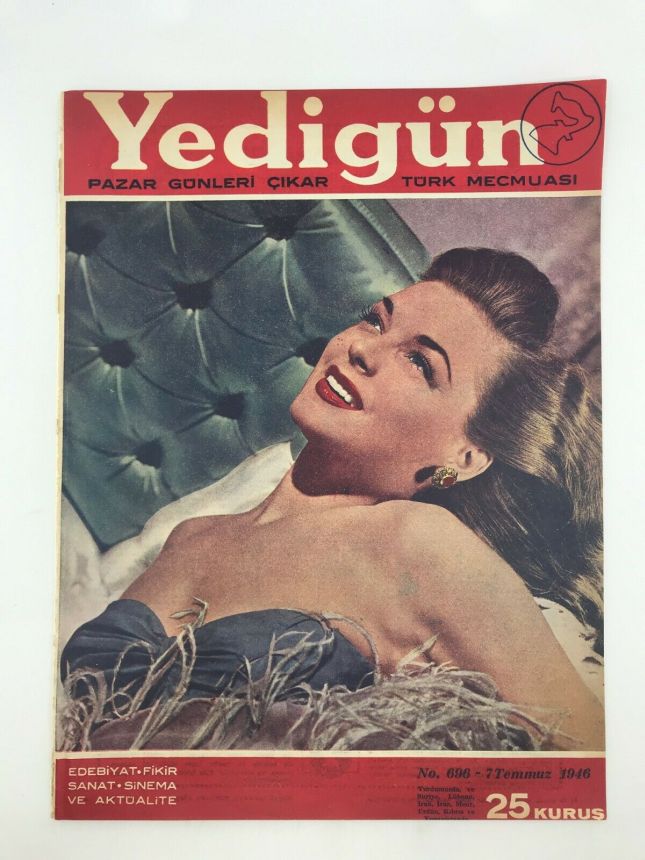 YEDIGUN magazine side cover Issue 696 7 July 1946