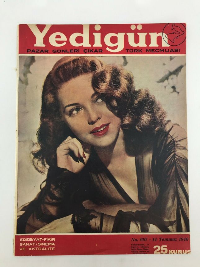 YEDIGUN magazine side cover Issue 697 14 July 1946