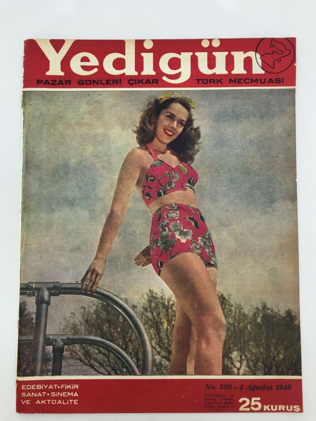 YEDIGUN magazine side cover Issue 700 4 August 1946
