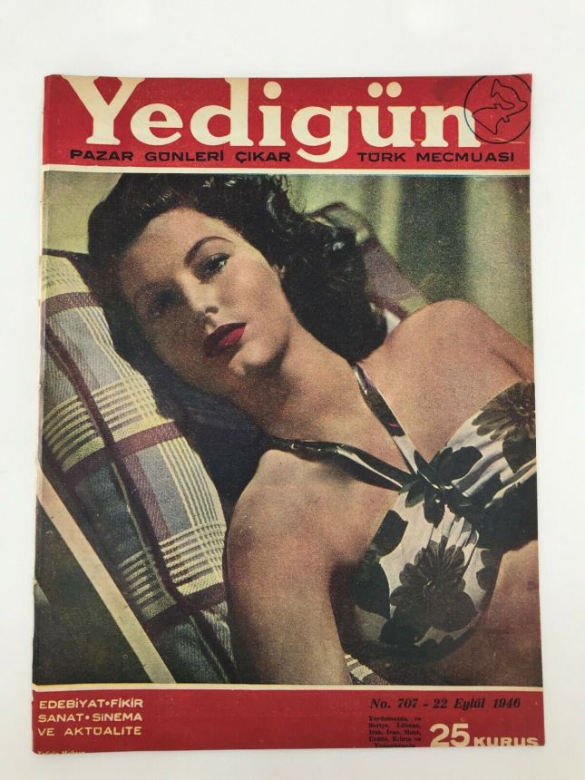 YEDIGUN magazine side cover Issue 707 22 September 1946