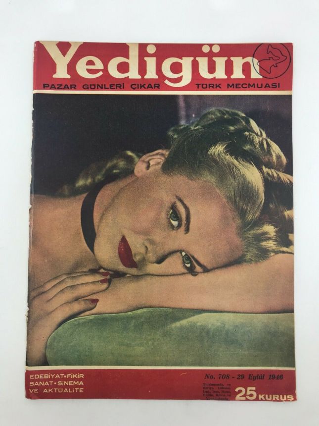 YEDIGUN magazine side cover Issue 708 29 September 1946