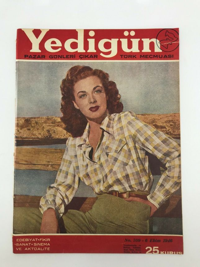YEDIGUN magazine side cover Issue 709 6 October 1946