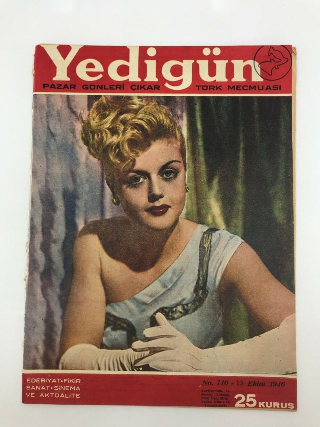 YEDIGUN magazine side cover Issue 710 13 October 1946
