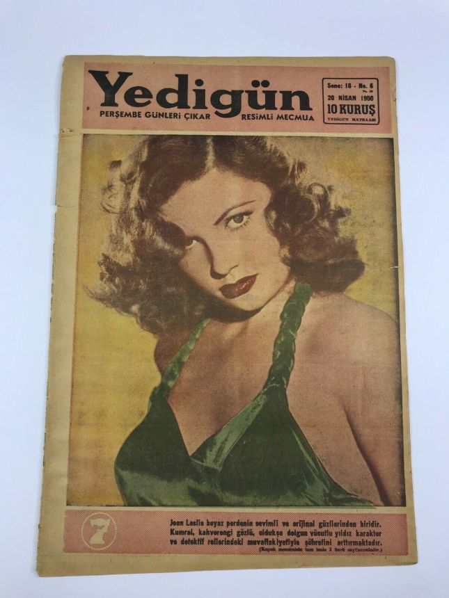 YEDIGUN magazine side cover Issue 6 20 April 1950
