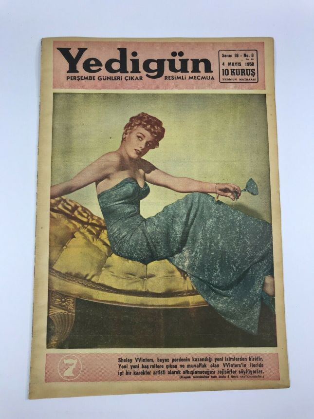 YEDIGUN magazine side cover Issue 8 4 May 1950