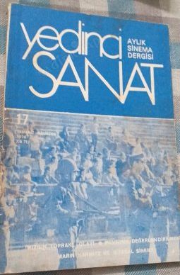 YEDINCI SANAT magazine side cover Issue 17   1974