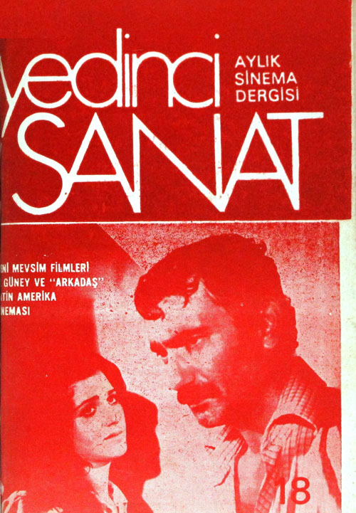YEDINCI SANAT magazine side cover Issue 18   1974