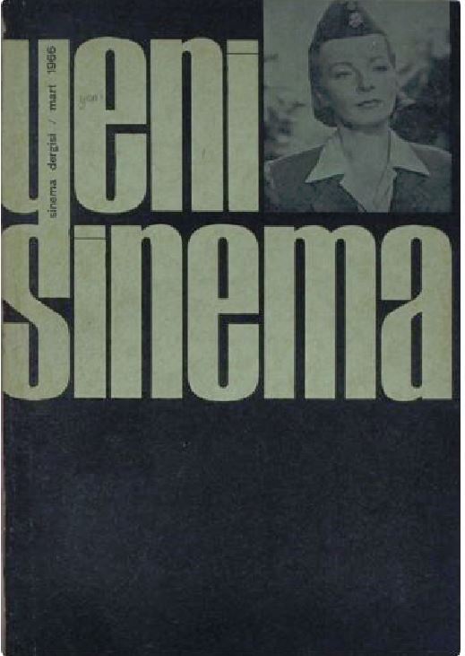 YENI SINEMA magazine side cover Issue 1 March 1966