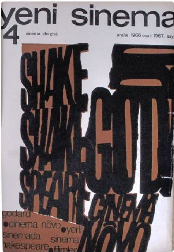 YENI SINEMA magazine side cover Issue 4 January 1967