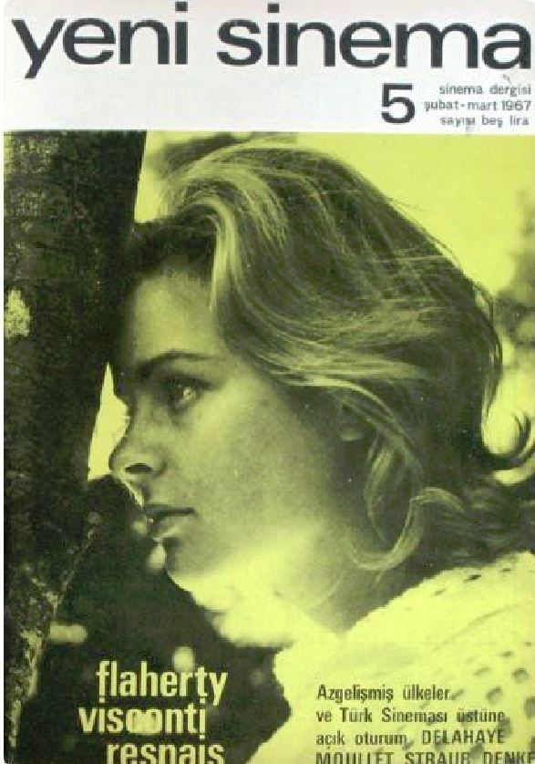 YENI SINEMA magazine side cover Issue 5 February/March 1967