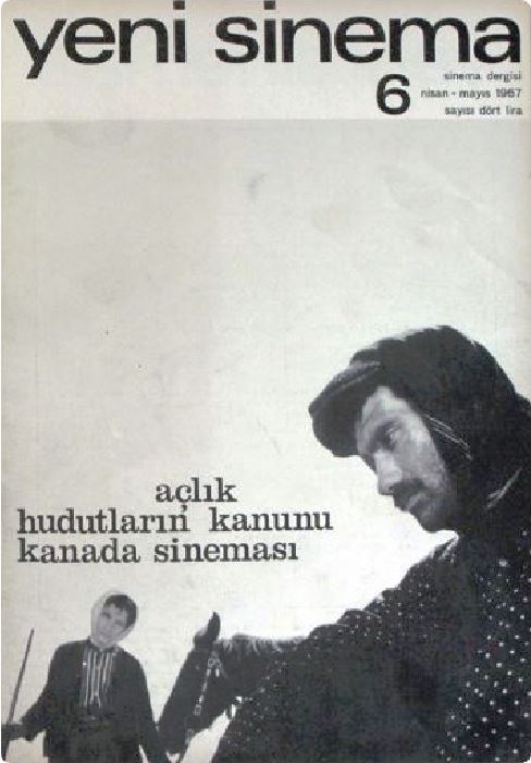 YENI SINEMA magazine side cover Issue 6 April/May 1967