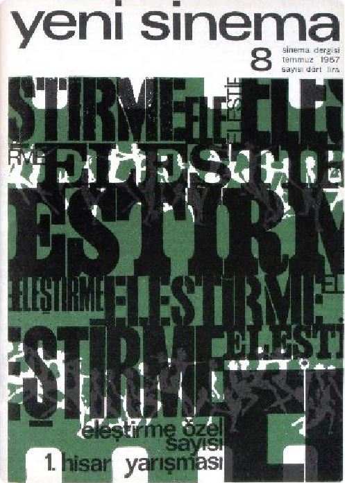 YENI SINEMA magazine side cover Issue 8 July 1967