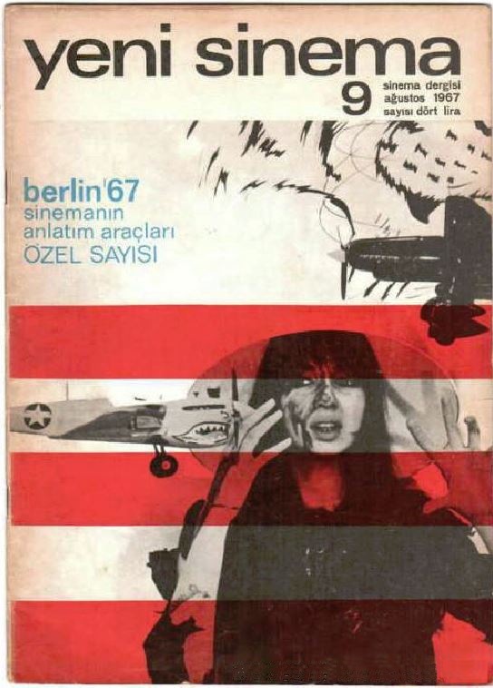 YENI SINEMA magazine side cover Issue 9 August 1967