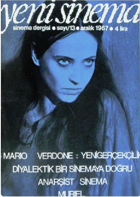 YENI SINEMA magazine side cover Issue 13 December 1967