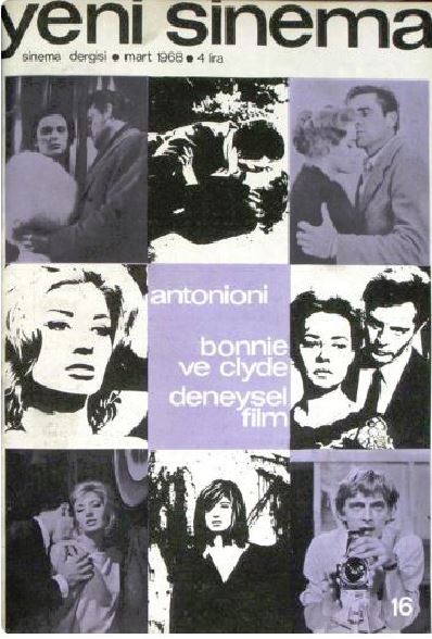 YENI SINEMA magazine side cover Issue 16 March 1968