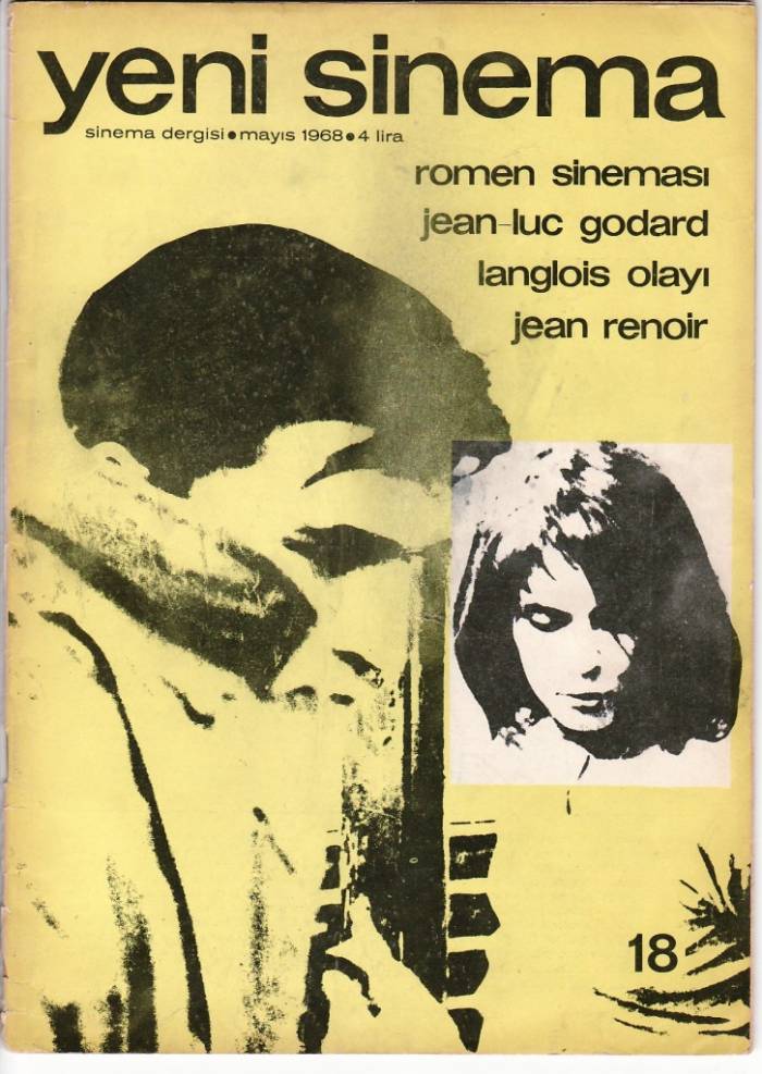 YENI SINEMA magazine side cover Issue 18 May 1968