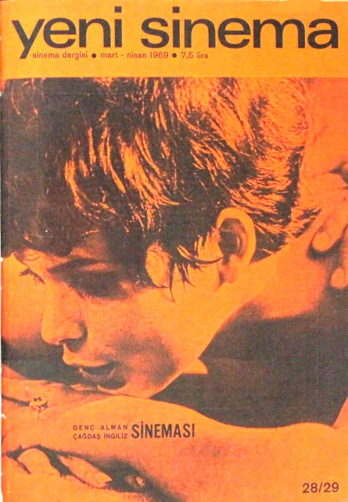 YENI SINEMA magazine side cover Issue 28/29 March/April 1969