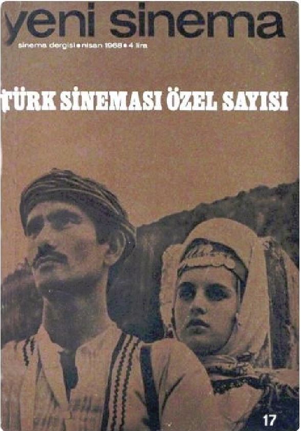 YENI SINEMA magazine side cover Issue 17 April 1968