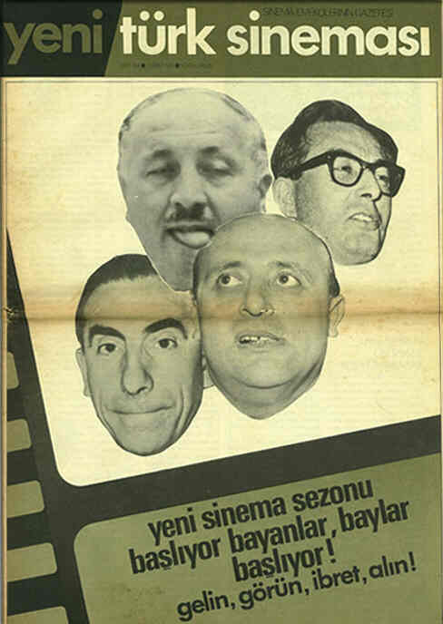 YENI TURK SINEMA magazine side cover Issue 3  