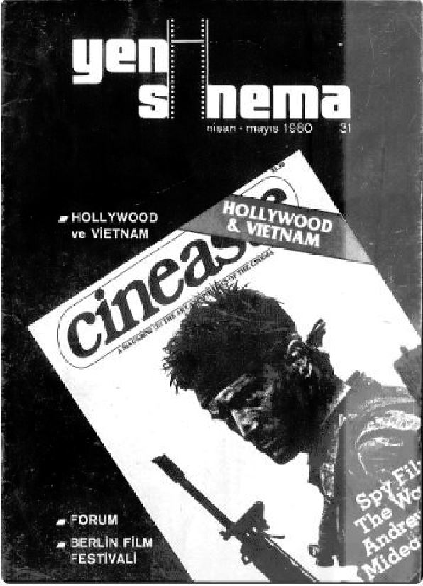 YENI SINEMA magazine side cover Issue 31 April/May 1980