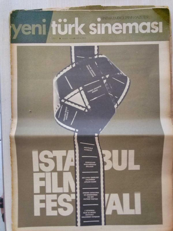 YENI TURK SINEMA magazine side cover Issue 7  December 1976