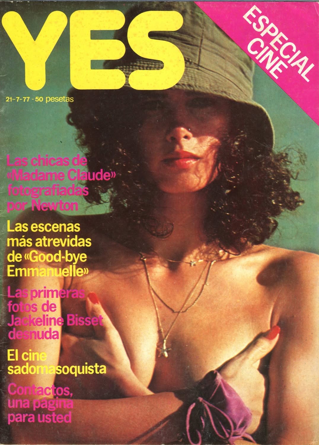 YES magazine side cover Issue 5 21 July 1977