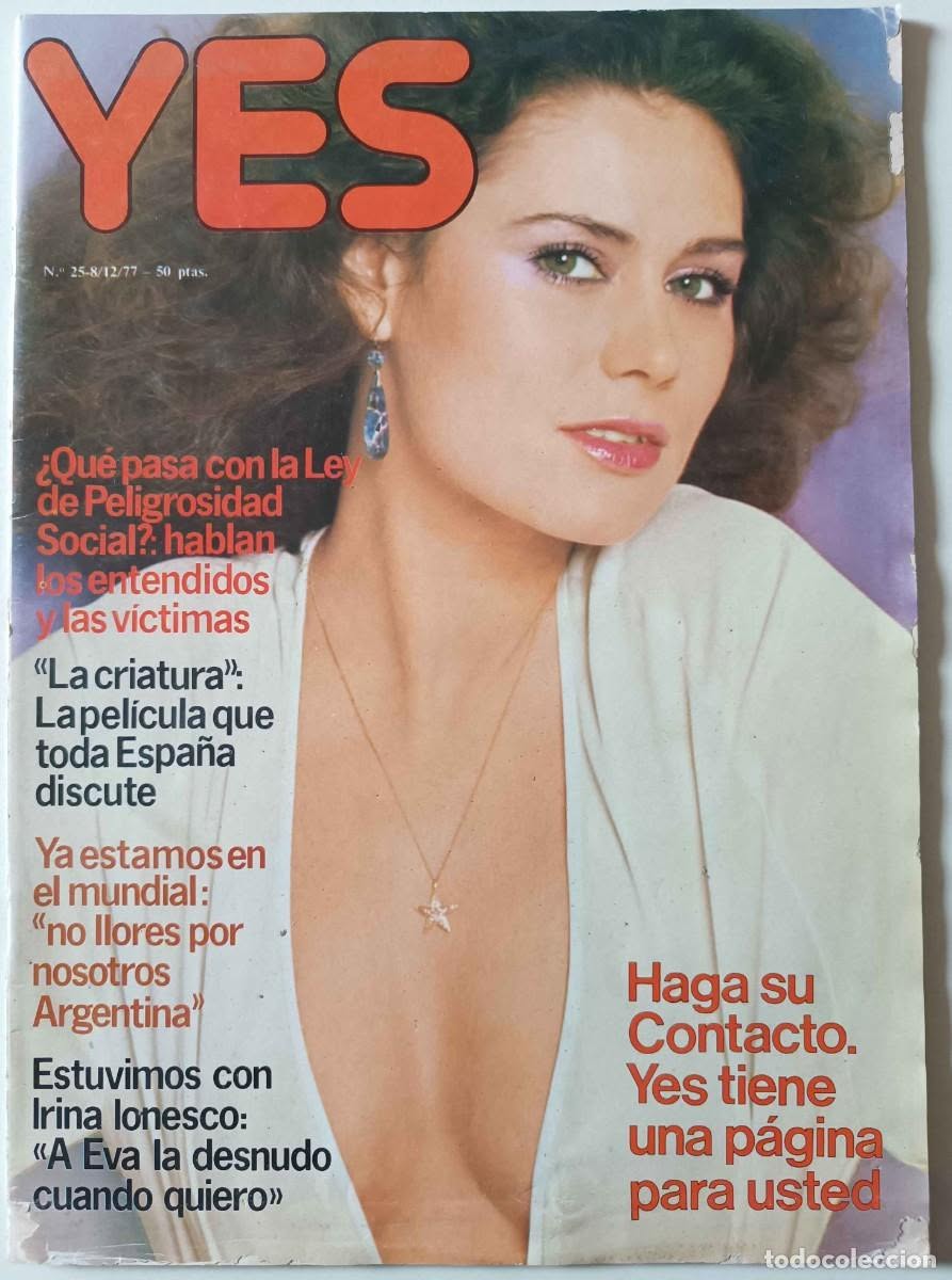 YES magazine side cover Issue 25 8 December 1977