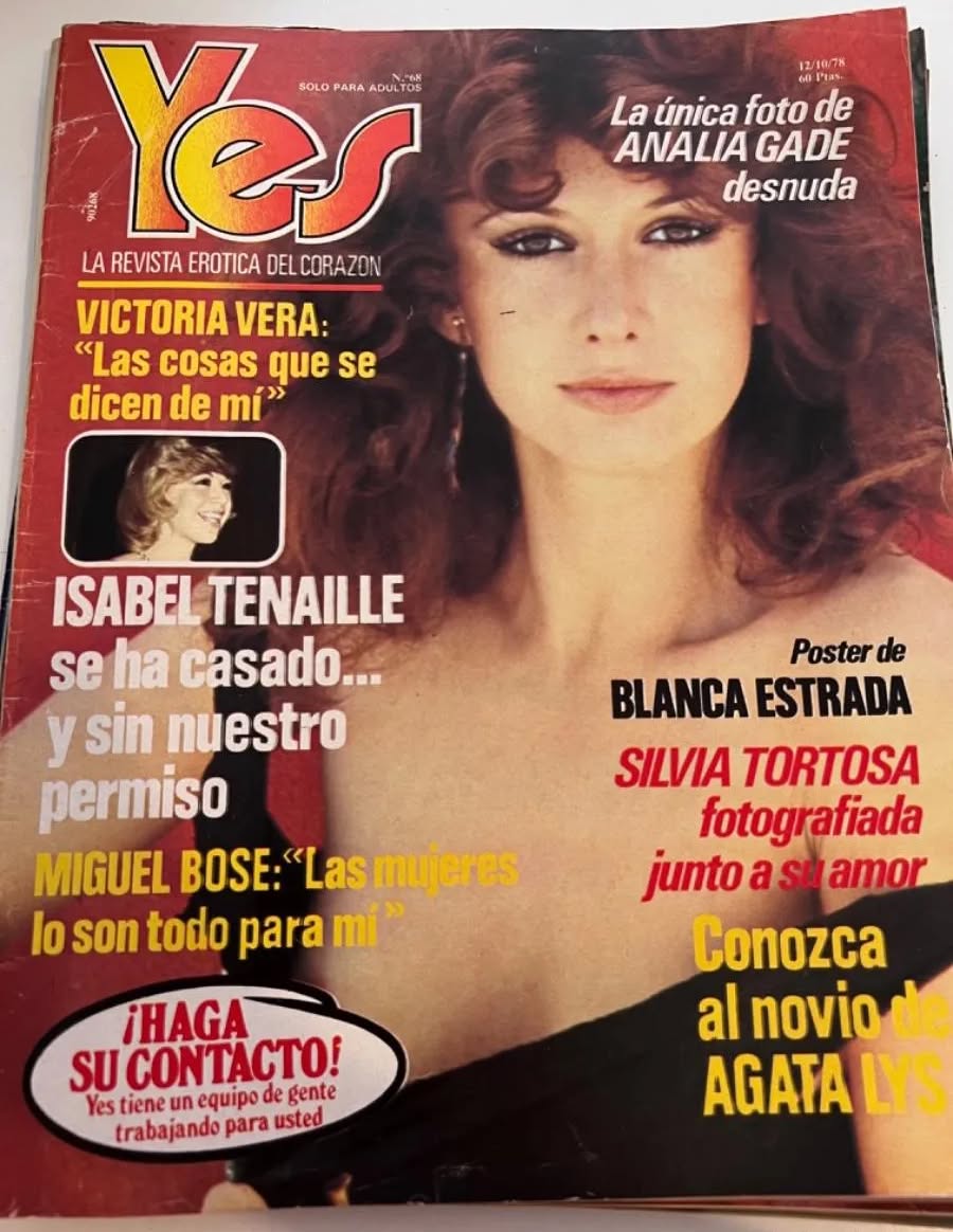 YES magazine side cover Issue 68 12 October 1978