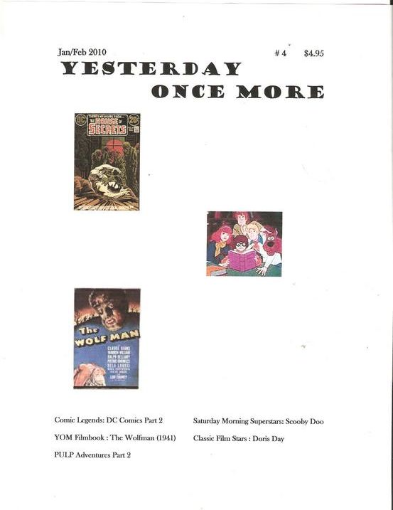 YESTERDAY ONCE MORE magazine side cover Issue 4 January/February 2010