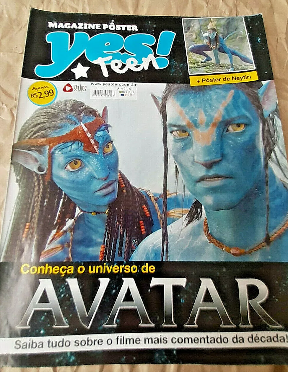 YES TEEN magazine side cover Issue 44   2009