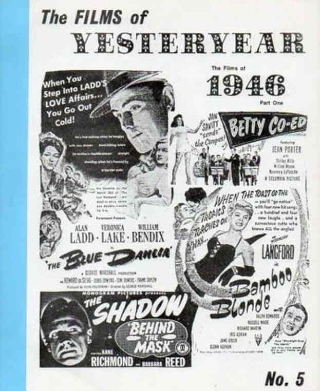 FILMS OF YESTERYEAR | THE magazine side cover Issue 5 September 1978