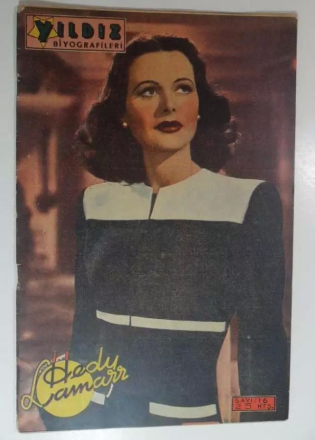 YILDIZ BIYOGRAFILERI magazine side cover Issue 16   1944