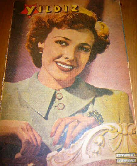 YILDIZ magazine side cover Issue 171  1946