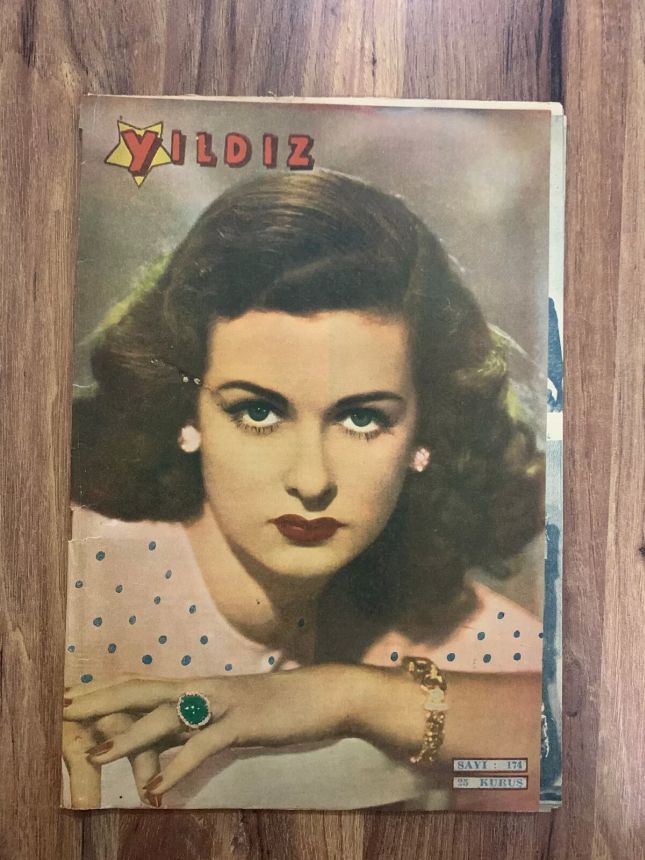YILDIZ magazine side cover Issue 174  1946
