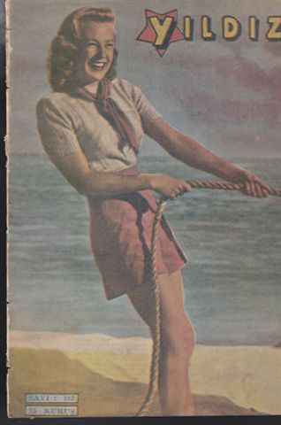 YILDIZ magazine side cover Issue 183  1946
