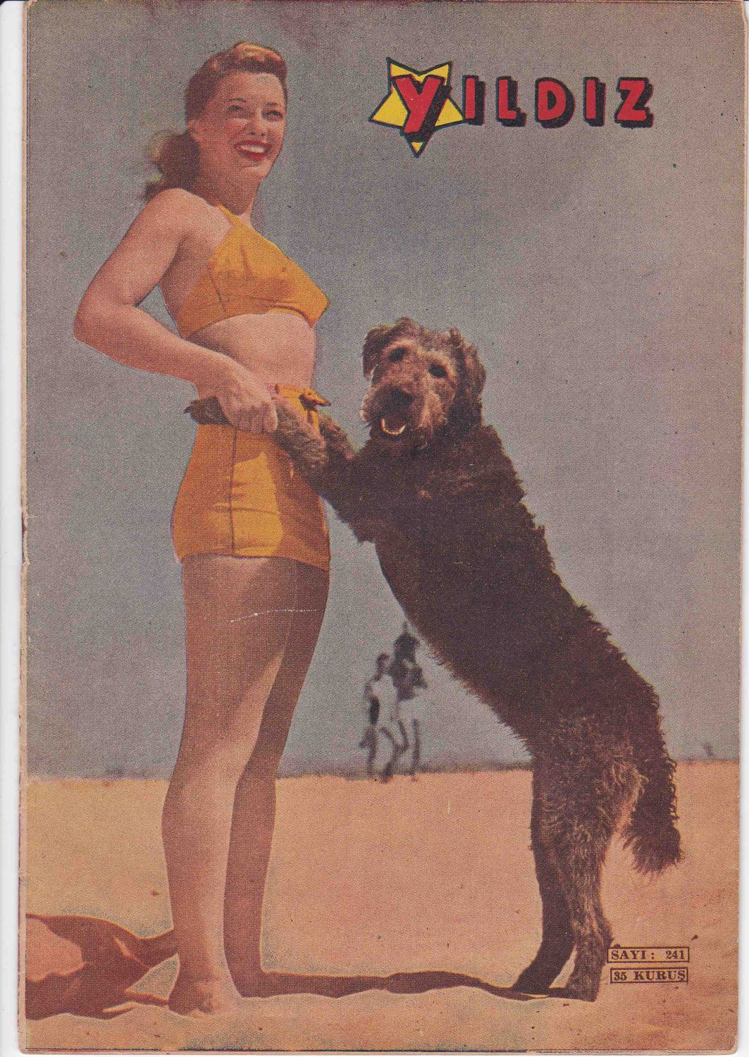 YILDIZ magazine side cover Issue 241 15 May 1949