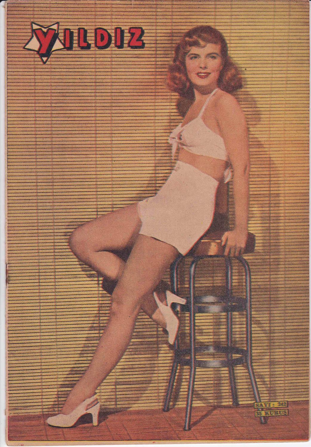 YILDIZ magazine side cover Issue 242 1 June 1949