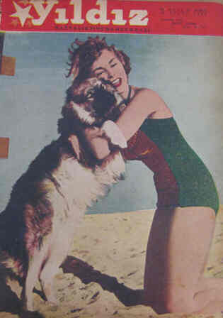 YILDIZ magazine side cover 13 September 1952