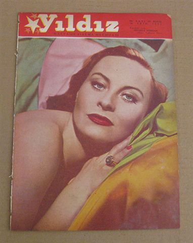 YILDIZ magazine side cover 18 October 1952