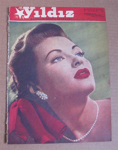 YILDIZ magazine side cover 17 November 1952