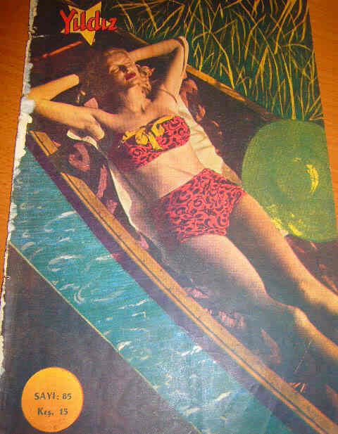 YILDIZ magazine side cover Issue 85  1942