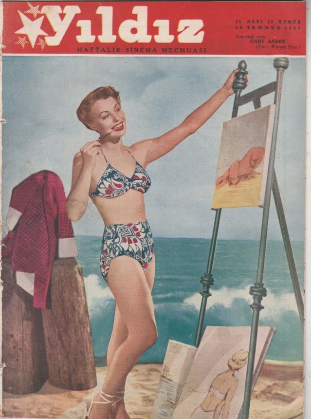 YILDIZ magazine side cover 28 July 1951