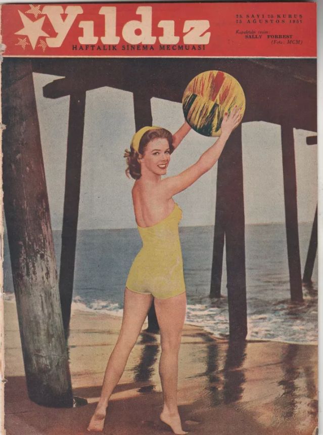 YILDIZ magazine side cover 25 August 1951