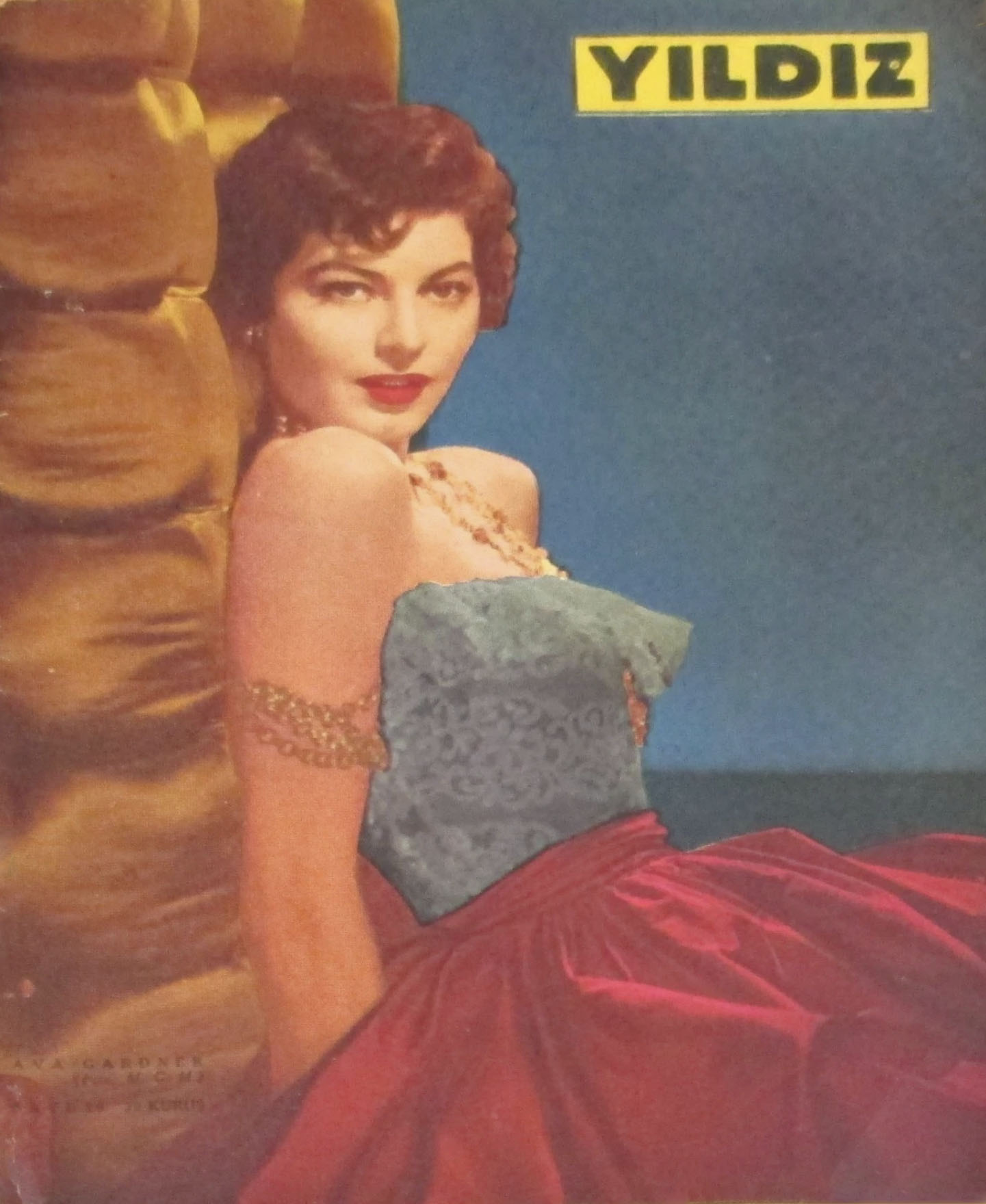 YILDIZ magazine side cover Issue 32  April 1953