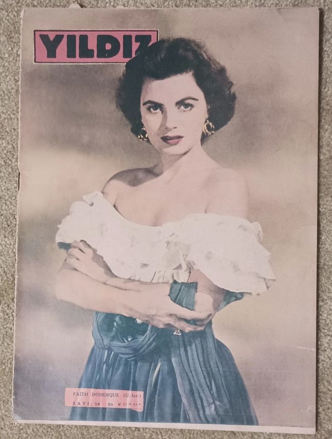 YILDIZ magazine side cover Issue 58   1954