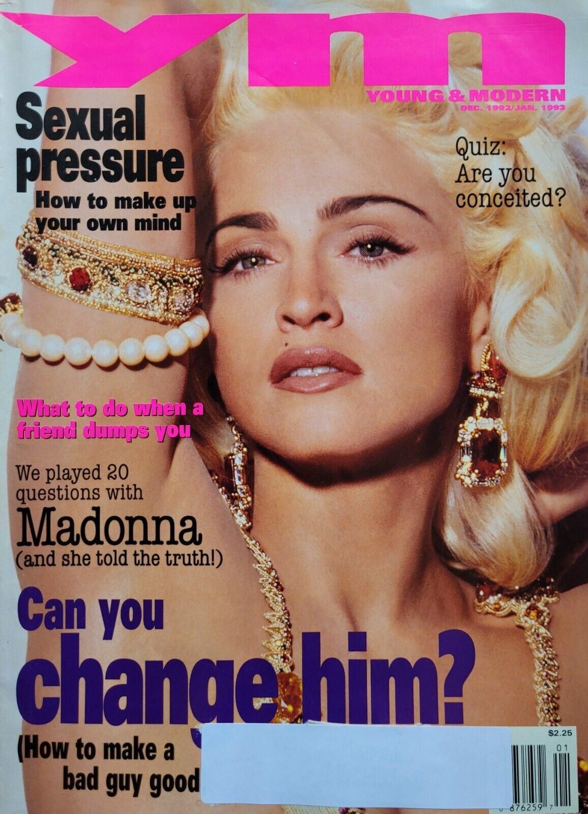 YM  magazine side cover  December 1992/ January 1993 