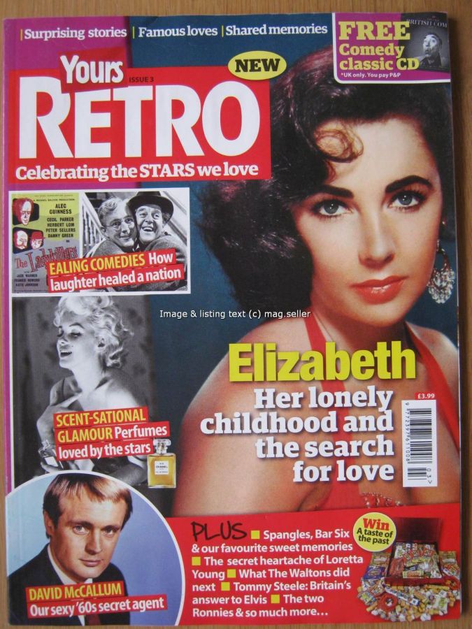 YOURS RETRO magazine side cover Issue 3 8 December 2016