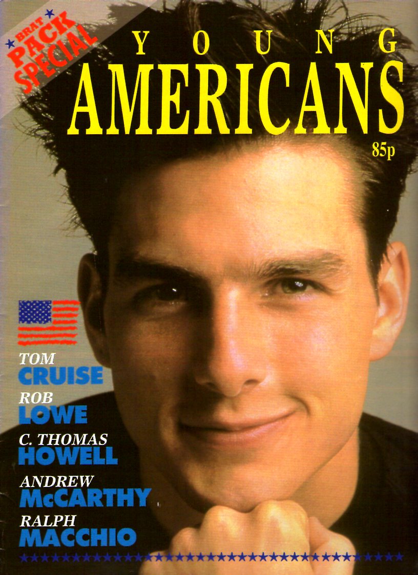 YOUNG AMERICANS magazine side cover Issue 1  1987
