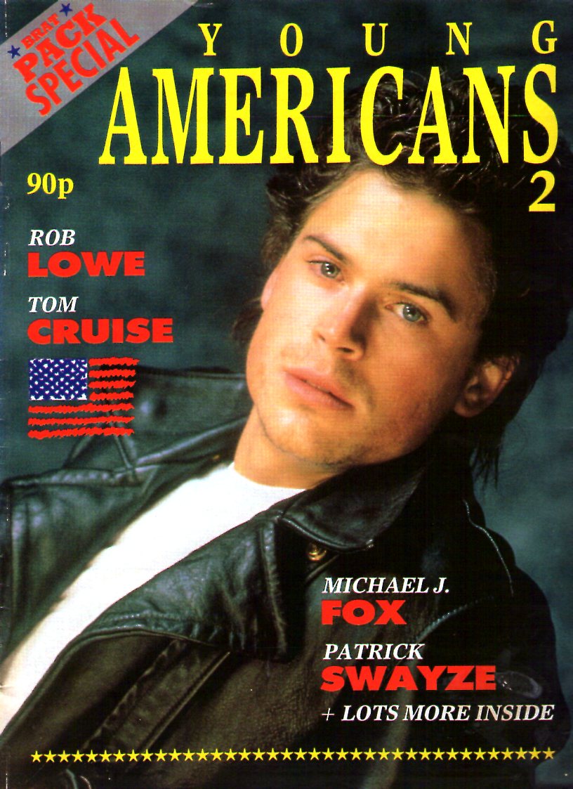 YOUNG AMERICANS magazine side cover Issue 2  1988