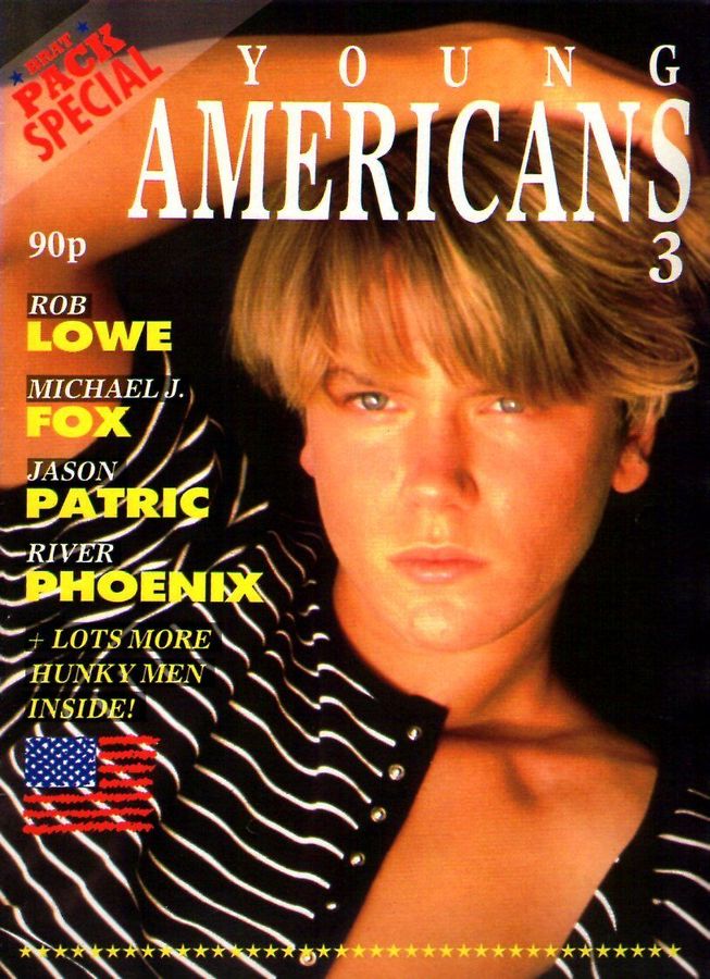 YOUNG AMERICANS magazine side cover Issue 3  1988